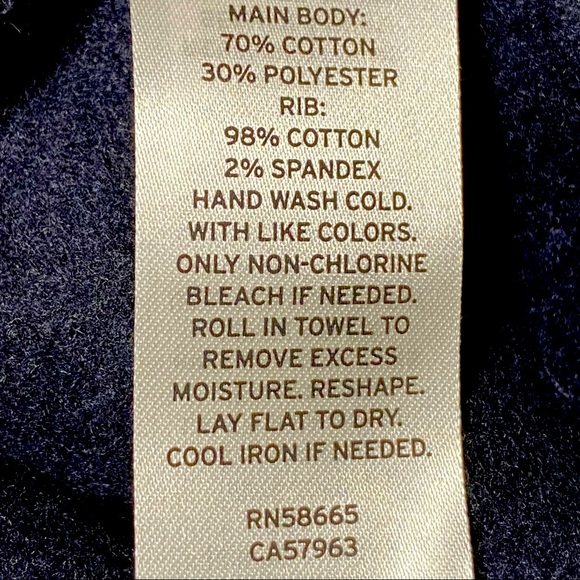 MERRY Holiday Festive Sweatshirt, Navy w/ raised textured multi-colored letters - Picture 11 of 12